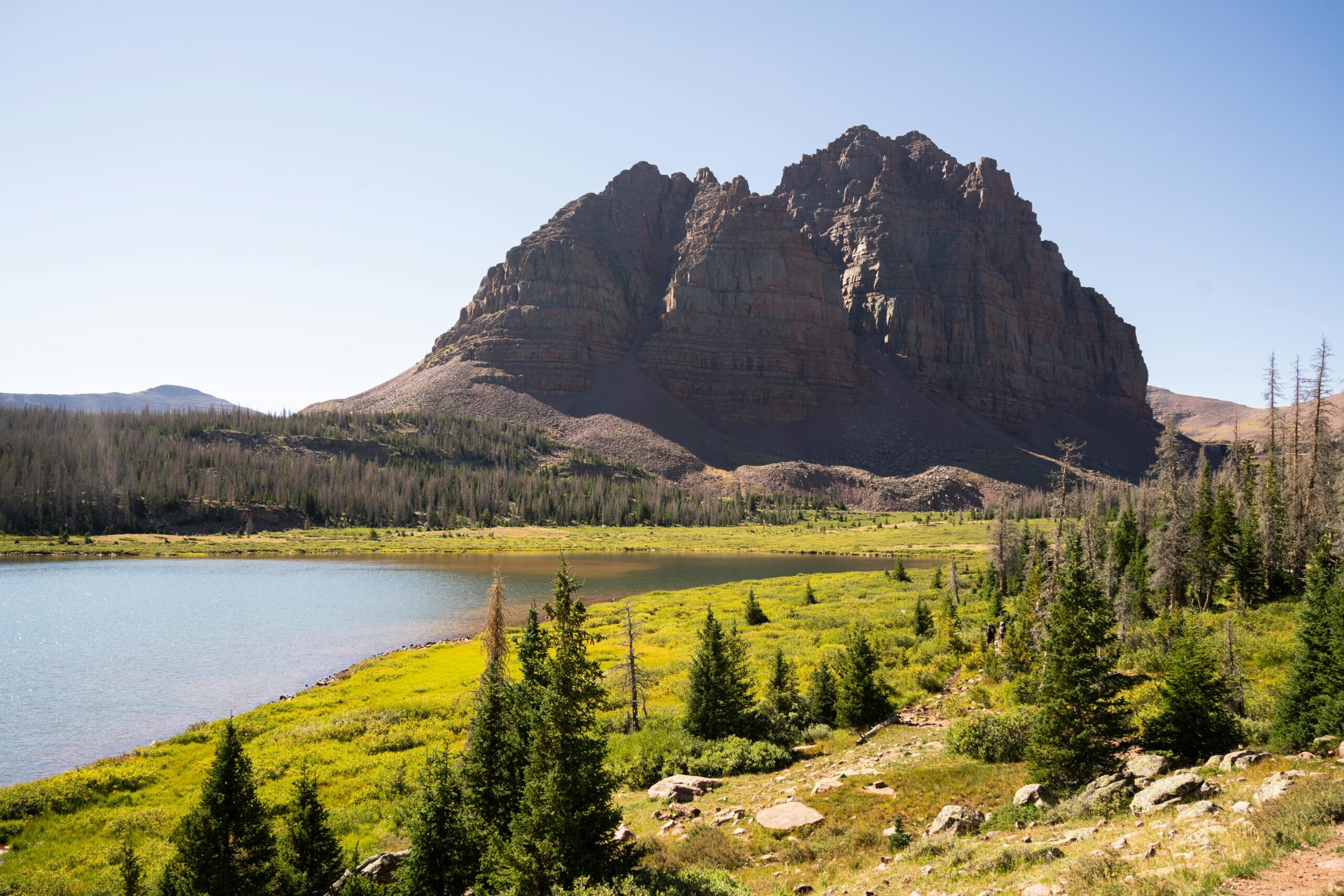 Relaxing lake in Utah.