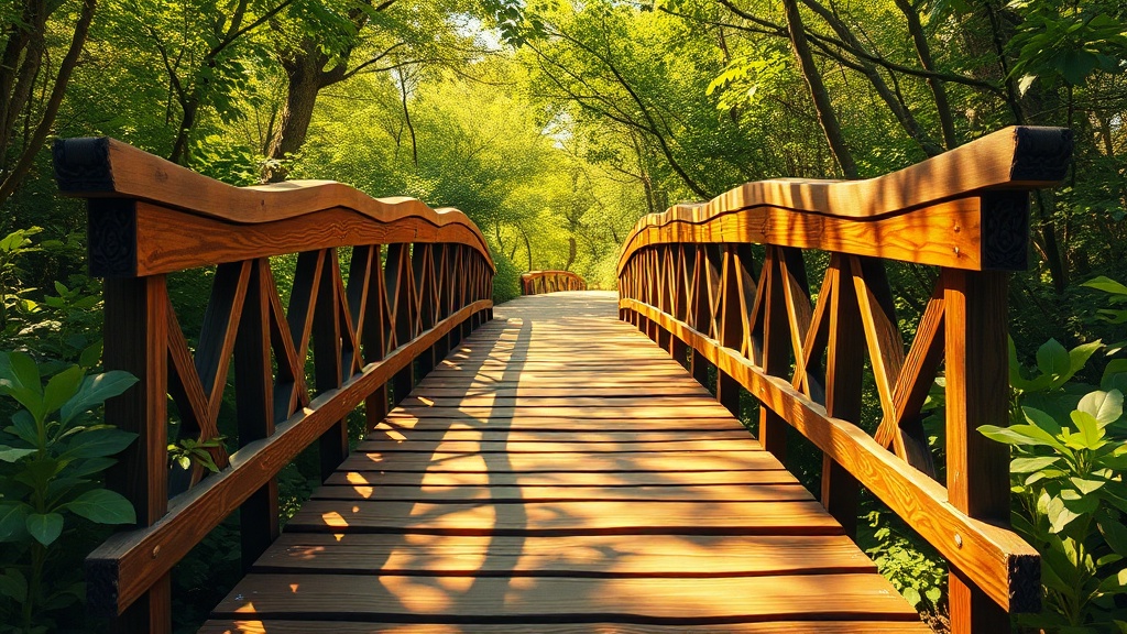 Well-maintained bridge over stream, relationship strengthening therapy path forward